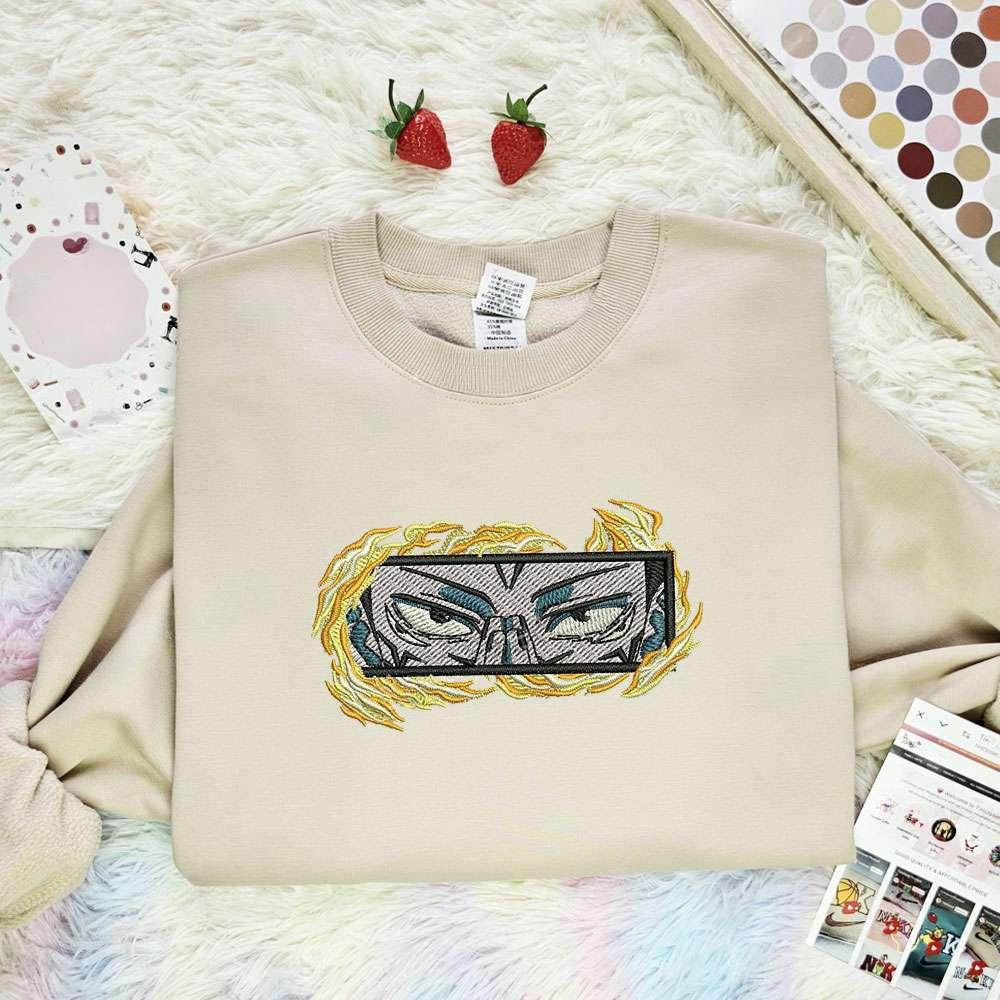 Sukuna Eyes Jujutsu Kaisen Anime Embroidered Shirt 5Rnml , Anime Embroidered T-shirt Sweatshirt Hoodie, Inspired Anime Movie, Best Gift for Anime Fans
