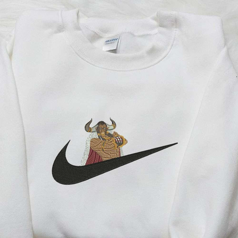 Sun Wukong x Nike Embroidered Sweatshirt Money King Embroidered Shirt Nike Inspired Embroidered Shi