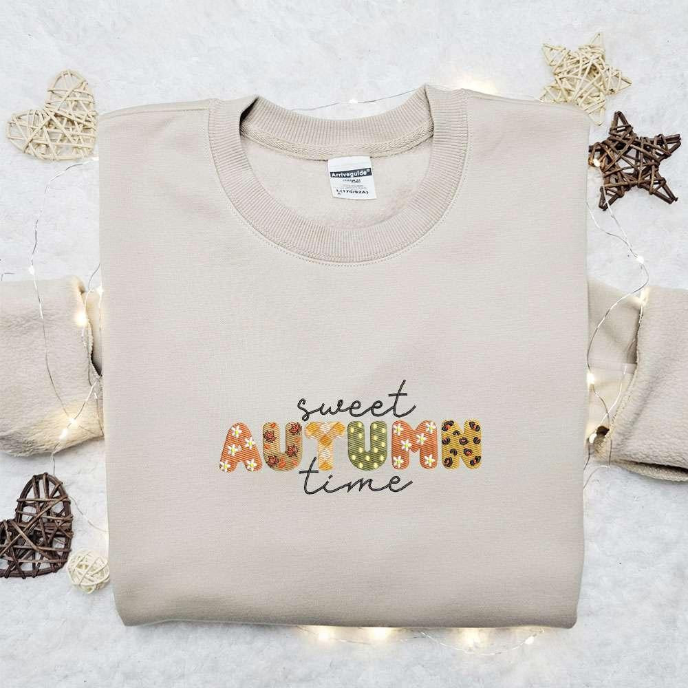 Sweet Autumn Time Embroidered Shirt