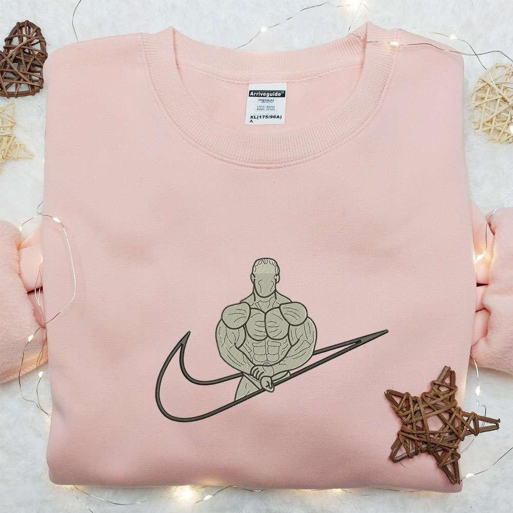 Swoosh x Jay Cutler Embroidered Sweatshirt Celebrity Embroidered Shirt Best Gift Ideas For All Occasions