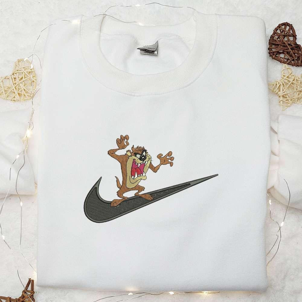 Taz Mania Cartoon Embroidered Shirt Inspired Movie Shirt Best Gift Idea For Family