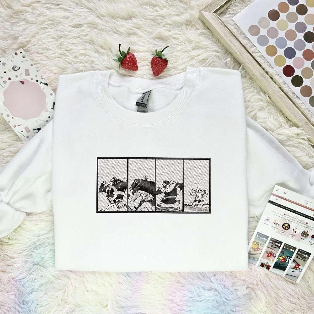 The Life Of Kuma One Piece Anime Embroidered Shirt , Anime Embroidered T-shirt Sweatshirt Hoodie, Inspired Anime Movie, Best Gift for Anime Fans