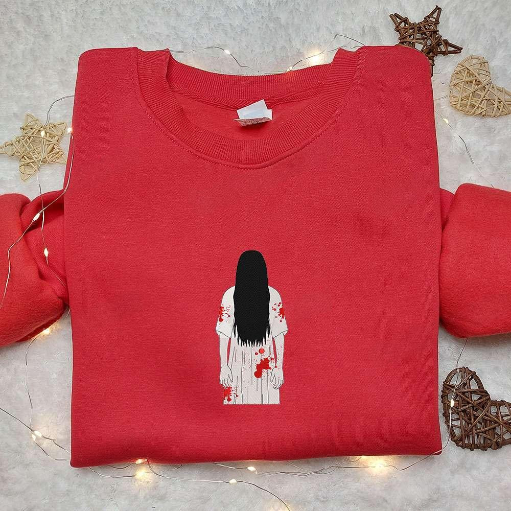 The Ring Samara Embroidered Shirt Horror Movie Embroidered Sweatshirt Best Gift Ideas