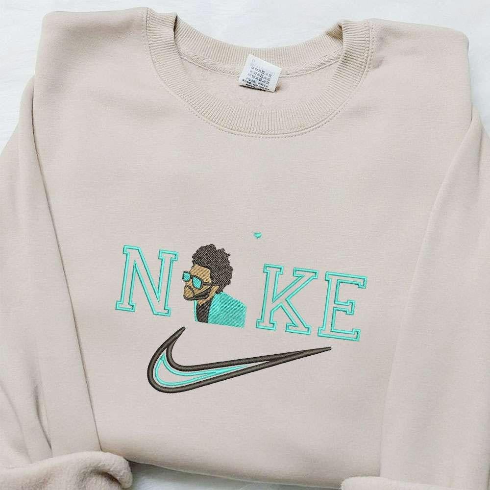 The Weeknd x Nike Embroidered Sweatshirt Celebrity Embroidered Hoodie Best Birthday Gift Ideas