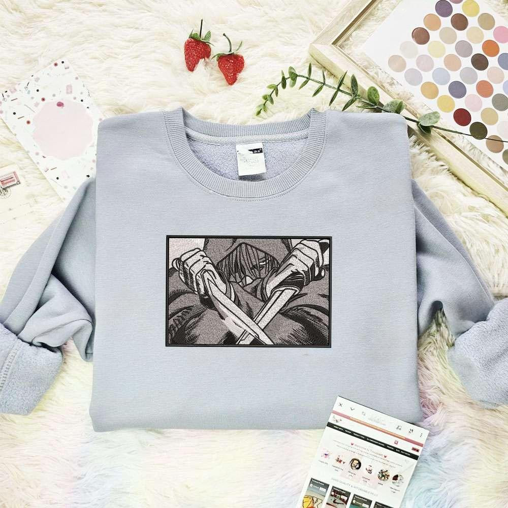 Thorfinn Vinland Saga Anime Embroidered Shirt , Anime Embroidered T-shirt Sweatshirt Hoodie, Inspired Anime Movie, Best Gift for Anime Fans