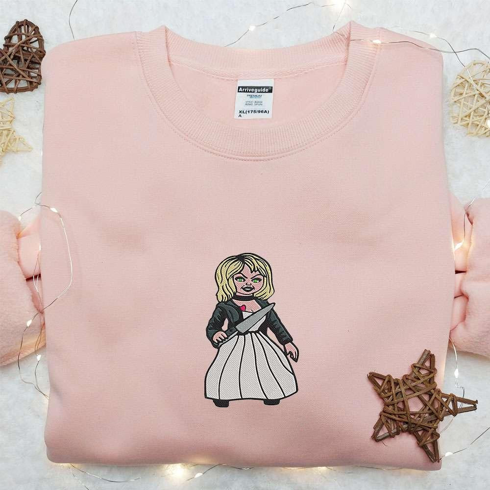 Tiffany Embroidered Shirt Chucky Horror Movie Embroidered Hoodie Best Halloween Gift Ideas