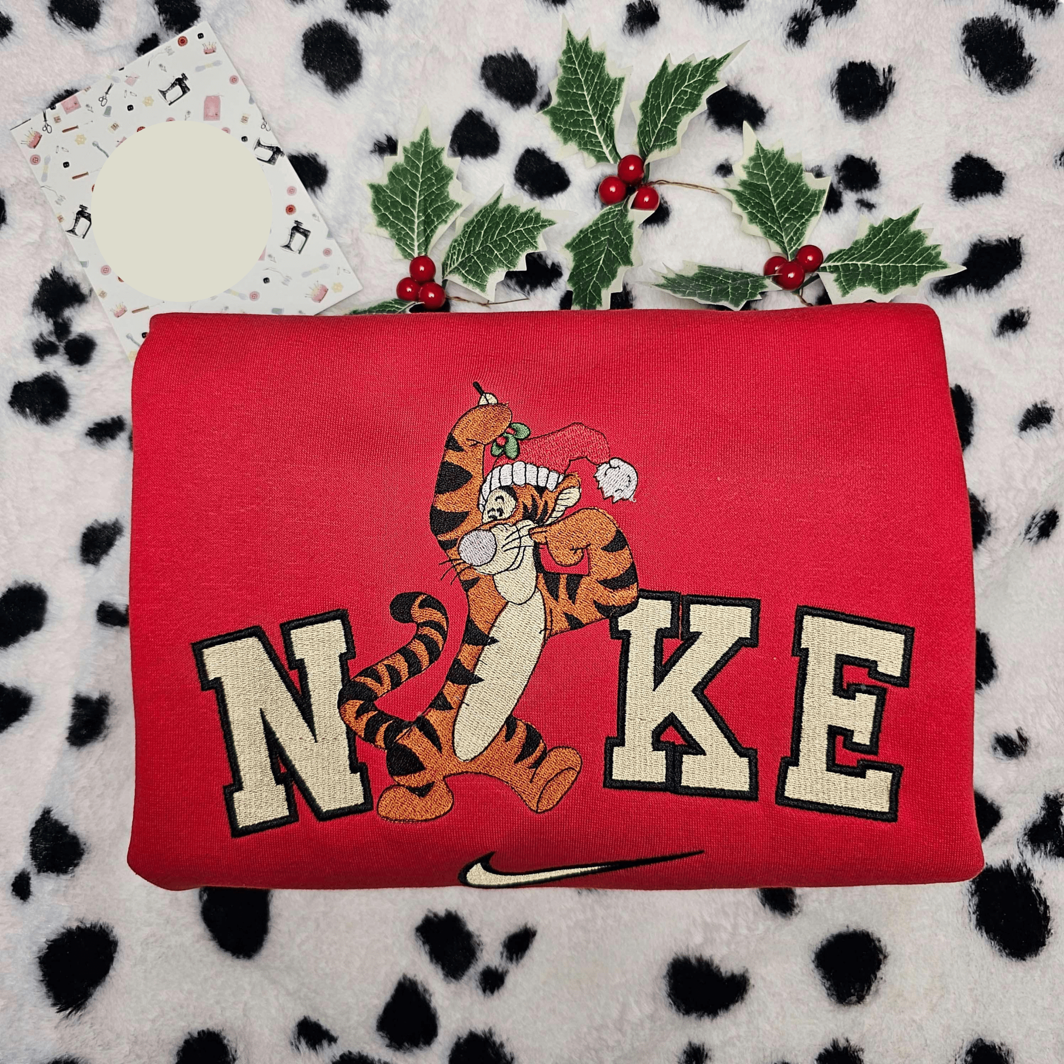 Tigger Christmas Disney Characters Embroidered Shirt, Best Christmas Gift Ideas For Family