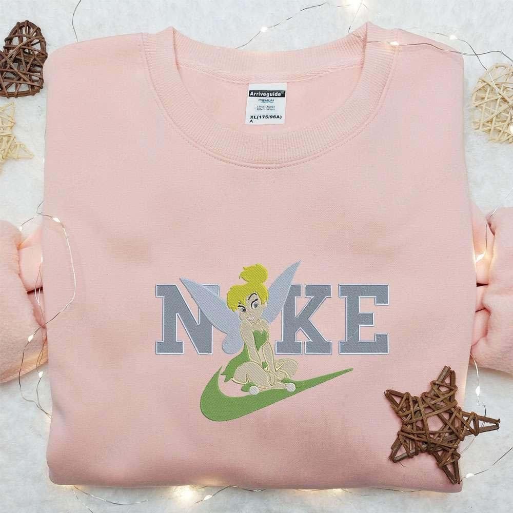 Tinker Bell x Nike Embroidered Sweatshirt Tinker Bell Disney Embroidered Shirt The Best Gift