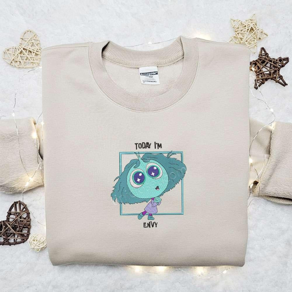 Today Im Envy Inside Out Box Team Embroidered Shirt Inspired Movie Shirt Best Gift Idea For Family