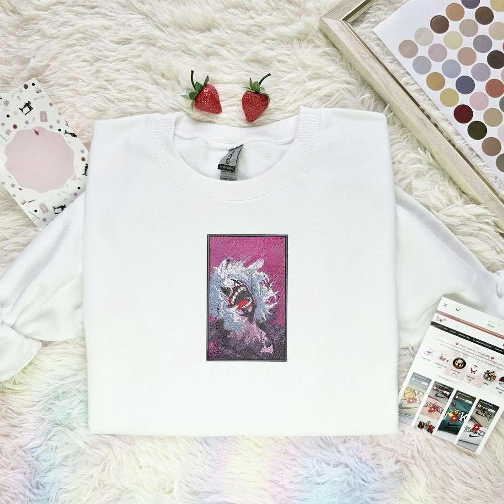Tomura Shigaraki My Hero Academia Anime Embroidered Shirt , Anime Embroidered T-shirt Sweatshirt Hoodie, Inspired Anime Movie, Best Gift for Anime Fans