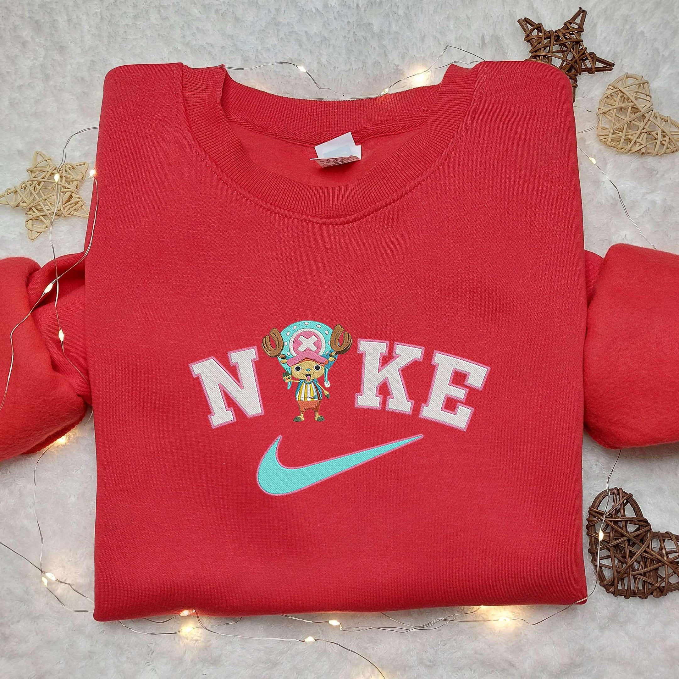 Tony Tony Chopper Nike Embroidered Shirt One Piece Embroidered Shirt Nike Inspired Shirt 2