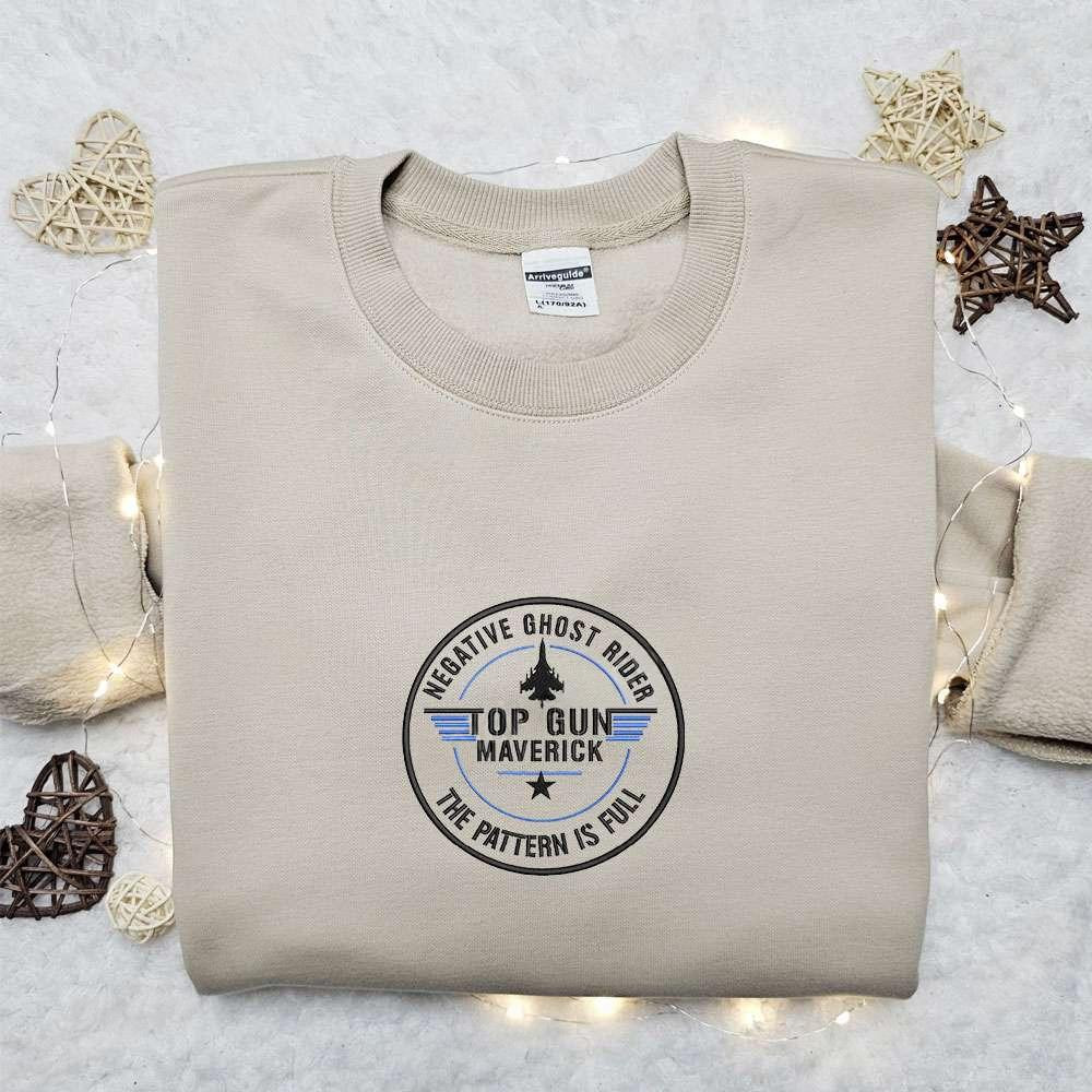 Top Gun Maverick Embroidered Shirt Tom Cruise Movie Embroidered Shirt Best Gift Ideas