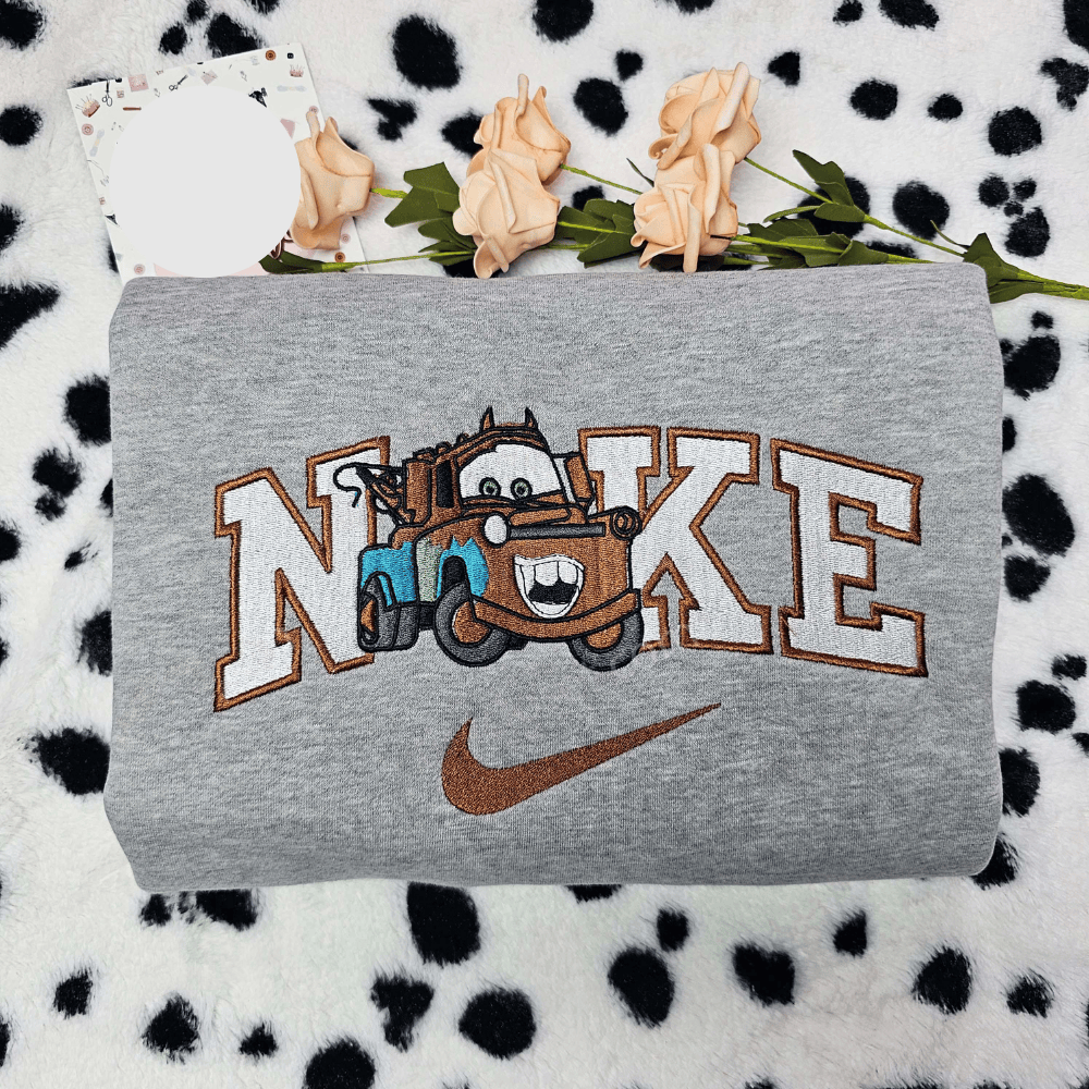Tow Mater Evil Cars Disney Characters Embroidered Hoodie