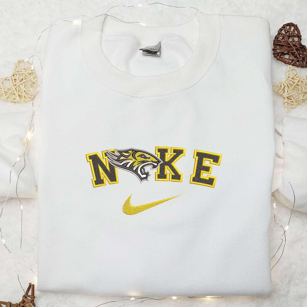 Towson Tigers x Nike Embroidered Shirt NCAA Sports Embroidered Hoodie Best Gift Idea