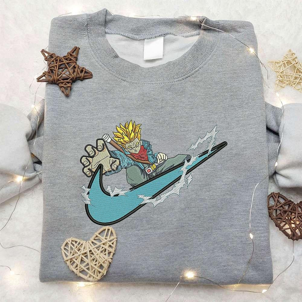 Trunk Super Saiyan , Anime Embroidered T-shirt Sweatshirt Hoodie, Inspired Anime Movie, Best Gift for Anime Fans