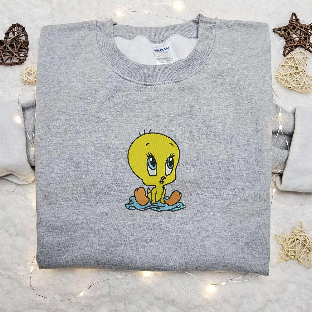 Tweety Bird Disney Characters Embroidered Shirt Inspired Movie Shirt Best Gift Idea For Family