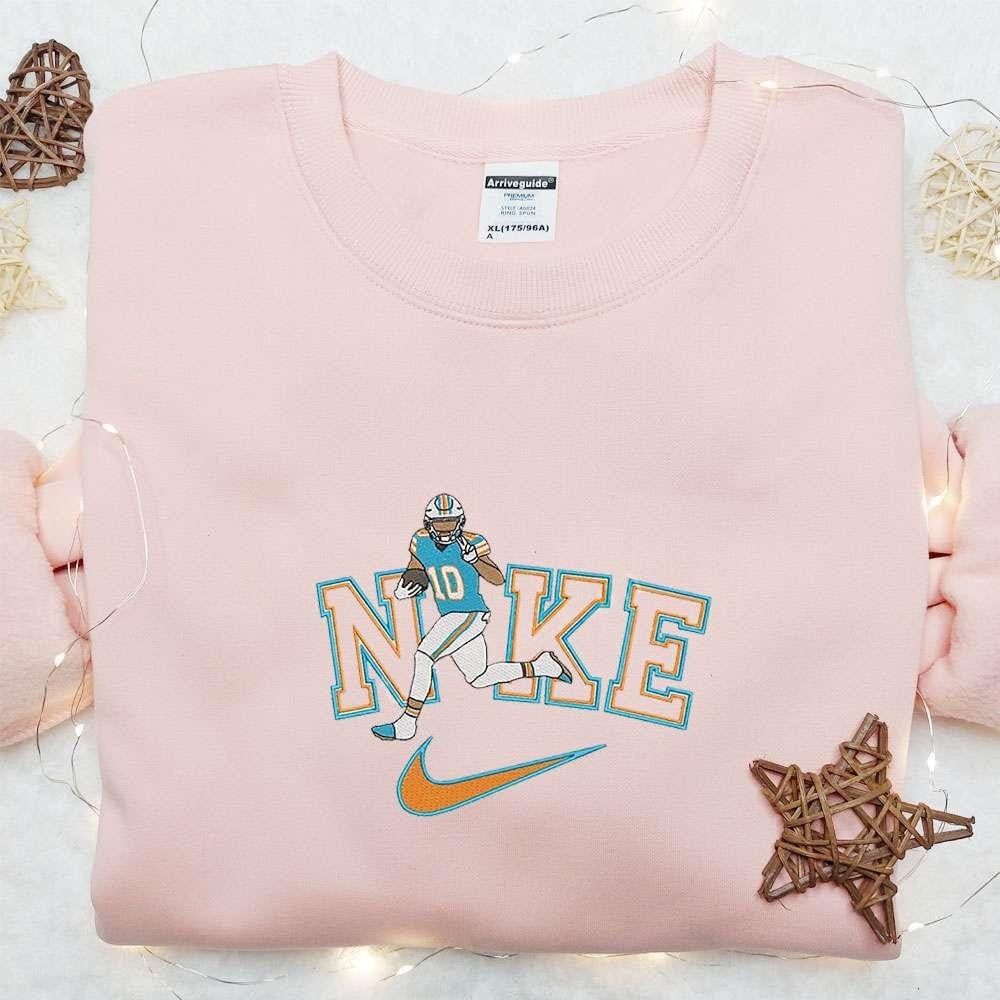 Tyreek Hill x Nike Embroidered Shirt NFL Sports Embroidered Hoodie Best Fandom Gift Ideas