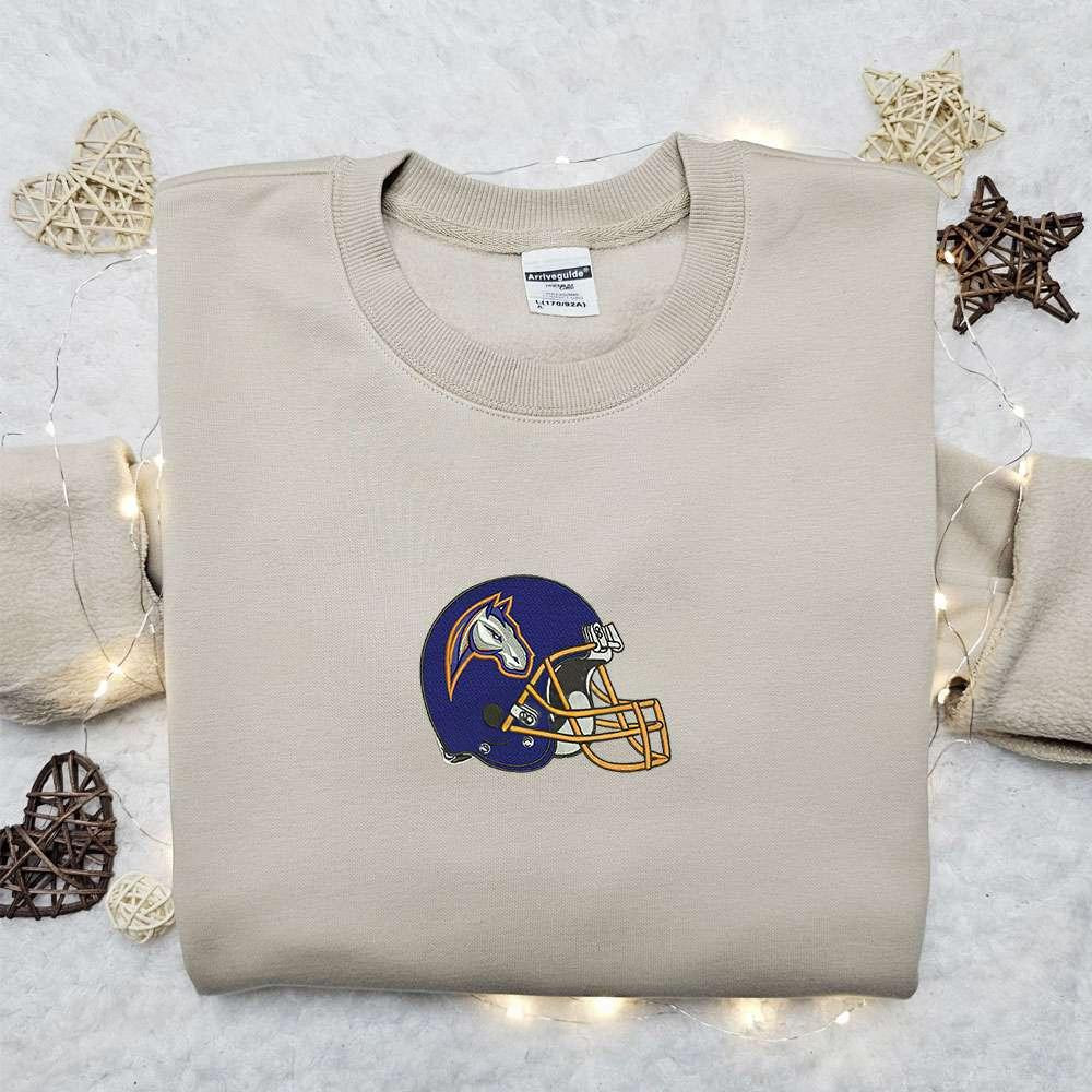 UC Davis Aggies Helmet Embroidered Shirt NCAA Sports Embroidered Shirt Best Gift Idea