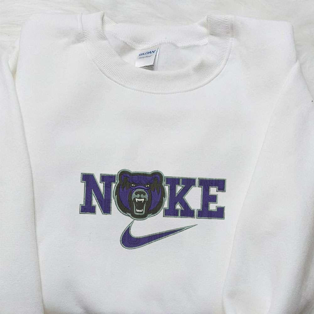 UCA Bears x Nike Embroidered Shirt NFL Sports Embroidered Hoodie Best Fandom Gift Ideas 1