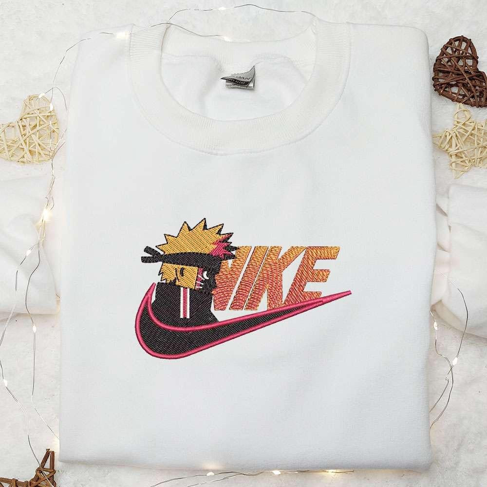 Uzumaki Naruto Anime Embroidered Shirt , Anime Embroidered T-shirt Sweatshirt Hoodie, Inspired Anime Movie, Best Gift for Anime Fans