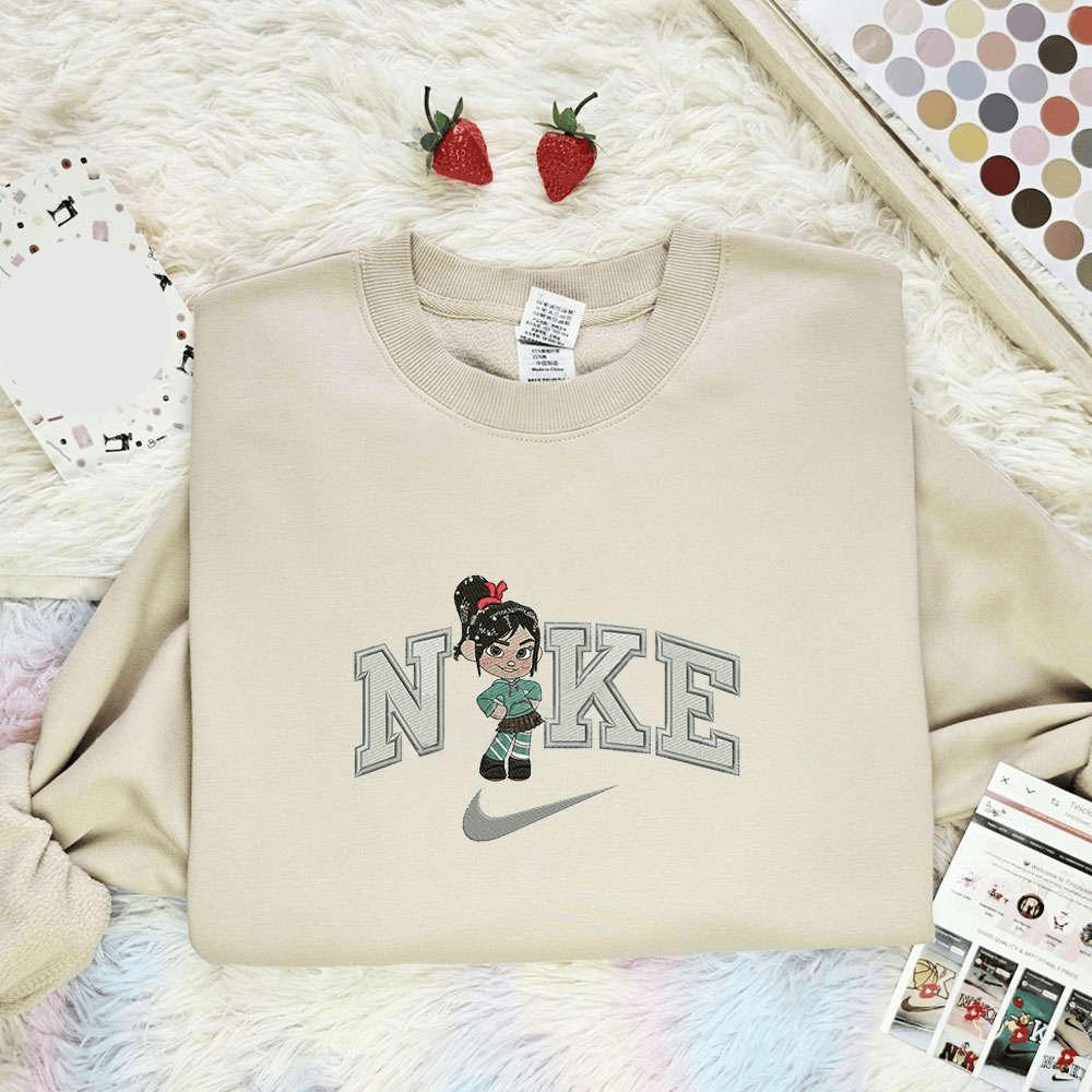 Vanellope Von Schweetz Wreck It Ralph Disney Characters Embroidered Shirt
