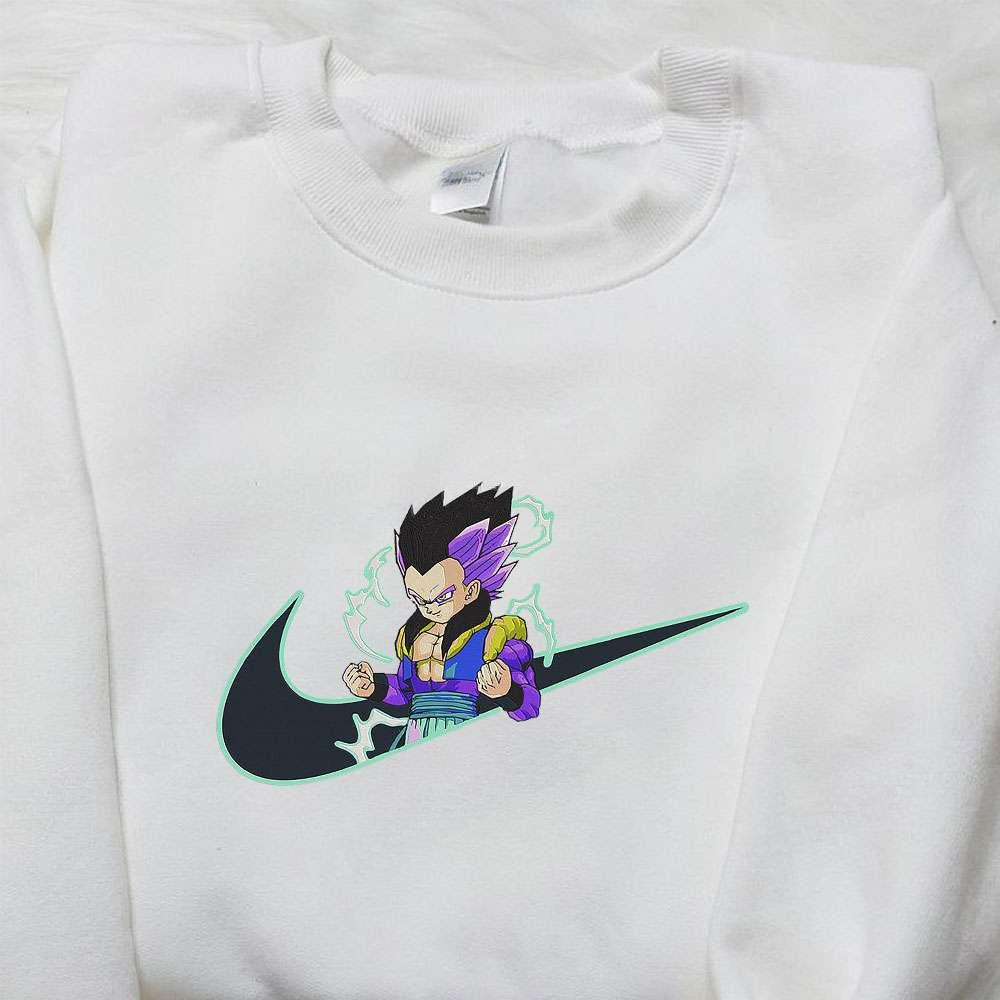 Vegeta Super Saiyan Purple X Nike Swoosh Anime , Anime Embroidered T-shirt Sweatshirt Hoodie, Inspired Anime Movie, Best Gift for Anime Fans