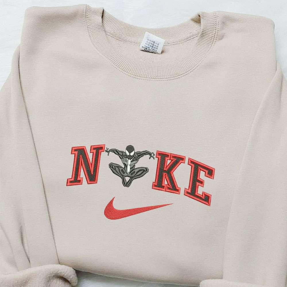Venom x Nike Movie Embroidered Sweatshirt Marvel Universe Embroidered Hoodie Best Birthday Gift Ideas
