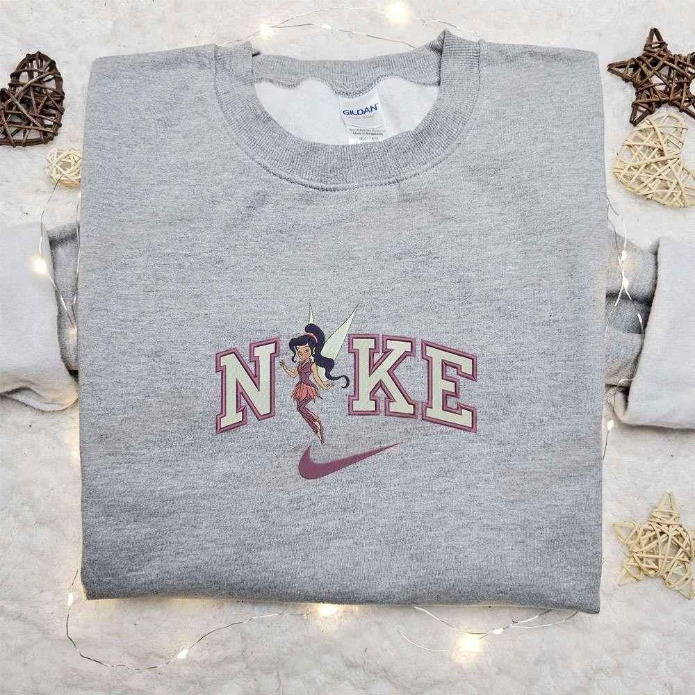 Vidia x Nike Embroidered Sweatshirt Tinker Bell Disney Embroidered Shirt The Best Gift