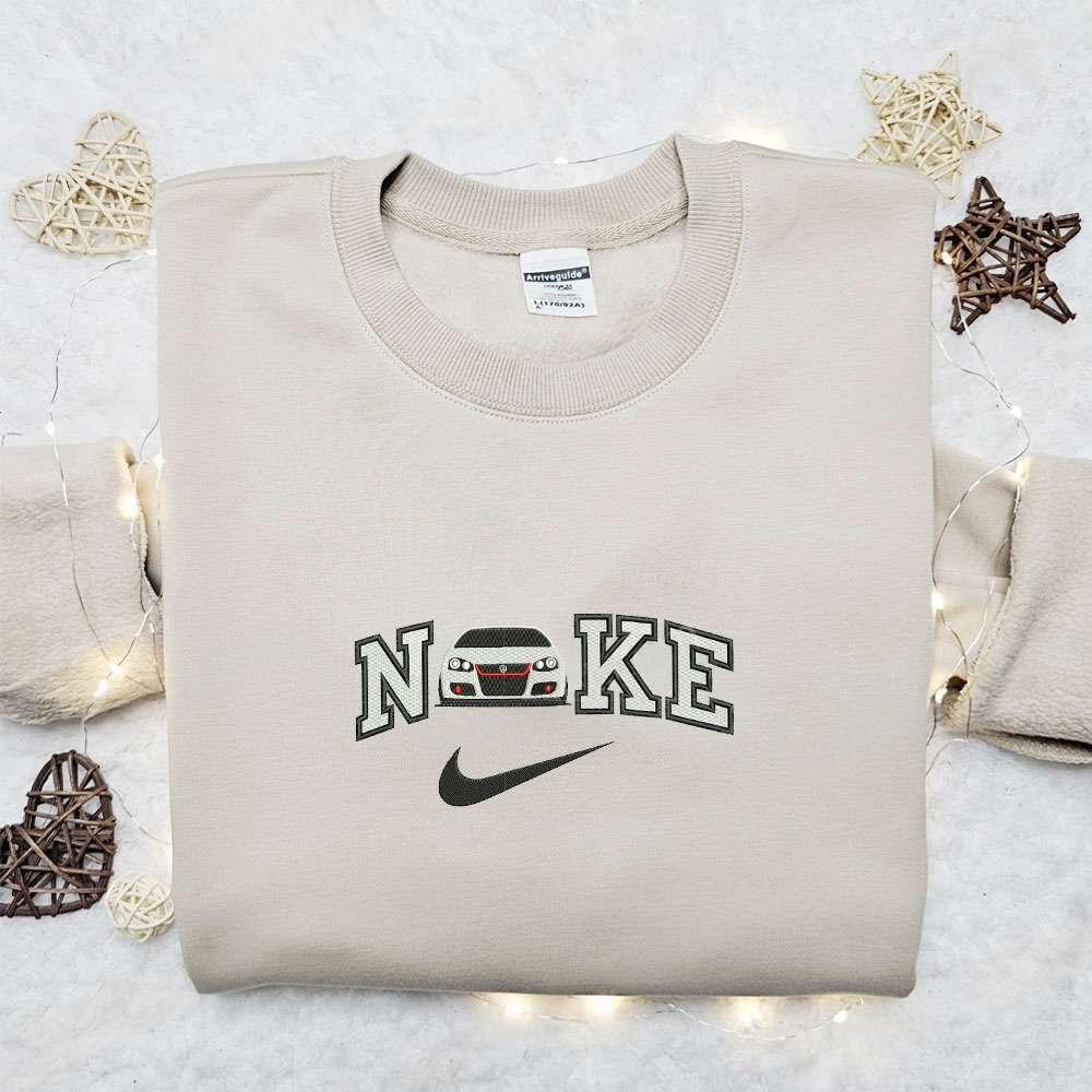 Volkswagen Car x Nike Embroidered Shirt Transportations Embroidered Hoodie Best Gift Ideas