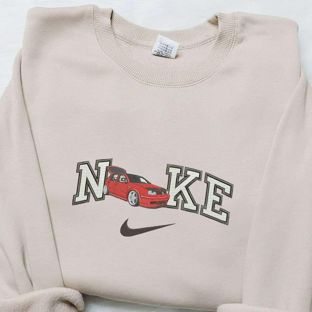 Volkswagen Golf Mk4 x Nike Embroidered Shirt Nike Inspired Embroidered Shirt Best Gifts for Family