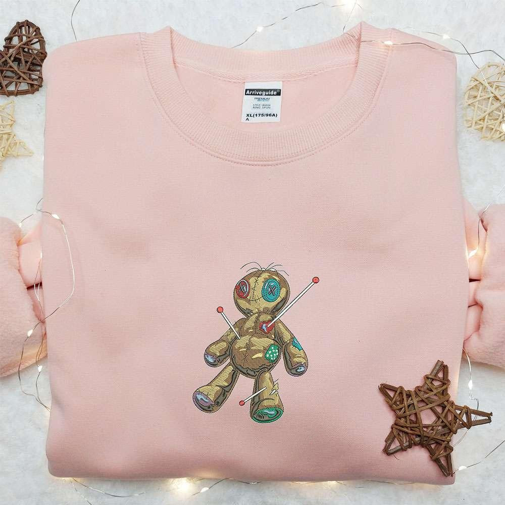Voodoo Doll Embroidered Sweatshirt Halloween Embroidered Shirt Best Halloween Gift Ideas