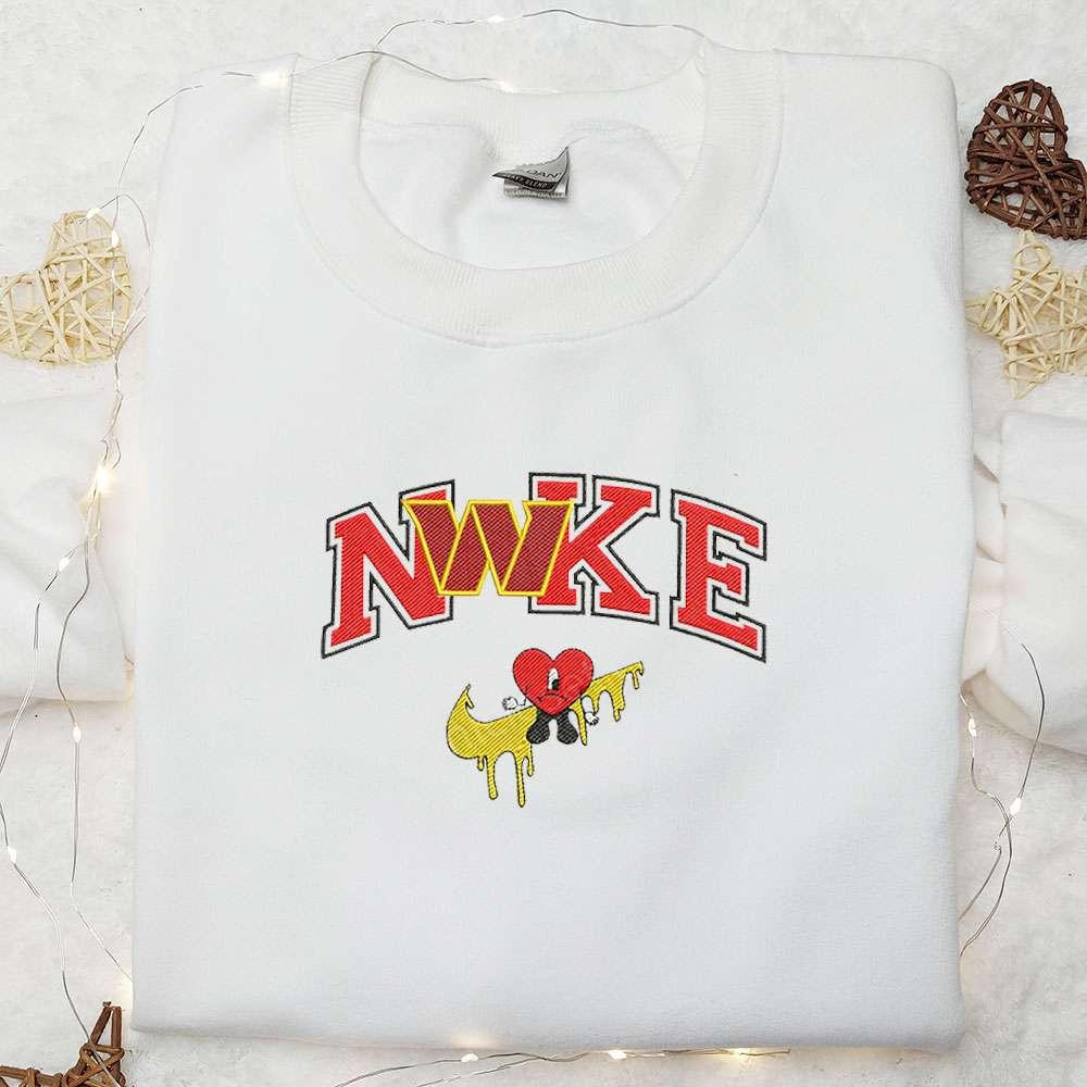 Washington Commanders Bad Bunny x Nike Embroidered Shirt NFL Sports Embroidered Hoodie Best Gift Idea