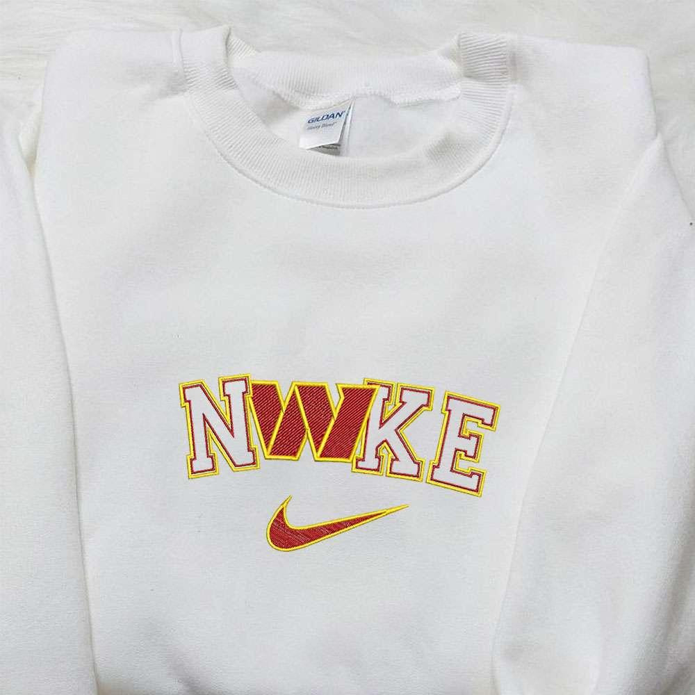 Washington Commanders x Nike Embroidered Shirt NFL Sports Embroidered Hoodie Best Fandom Gift Ideas