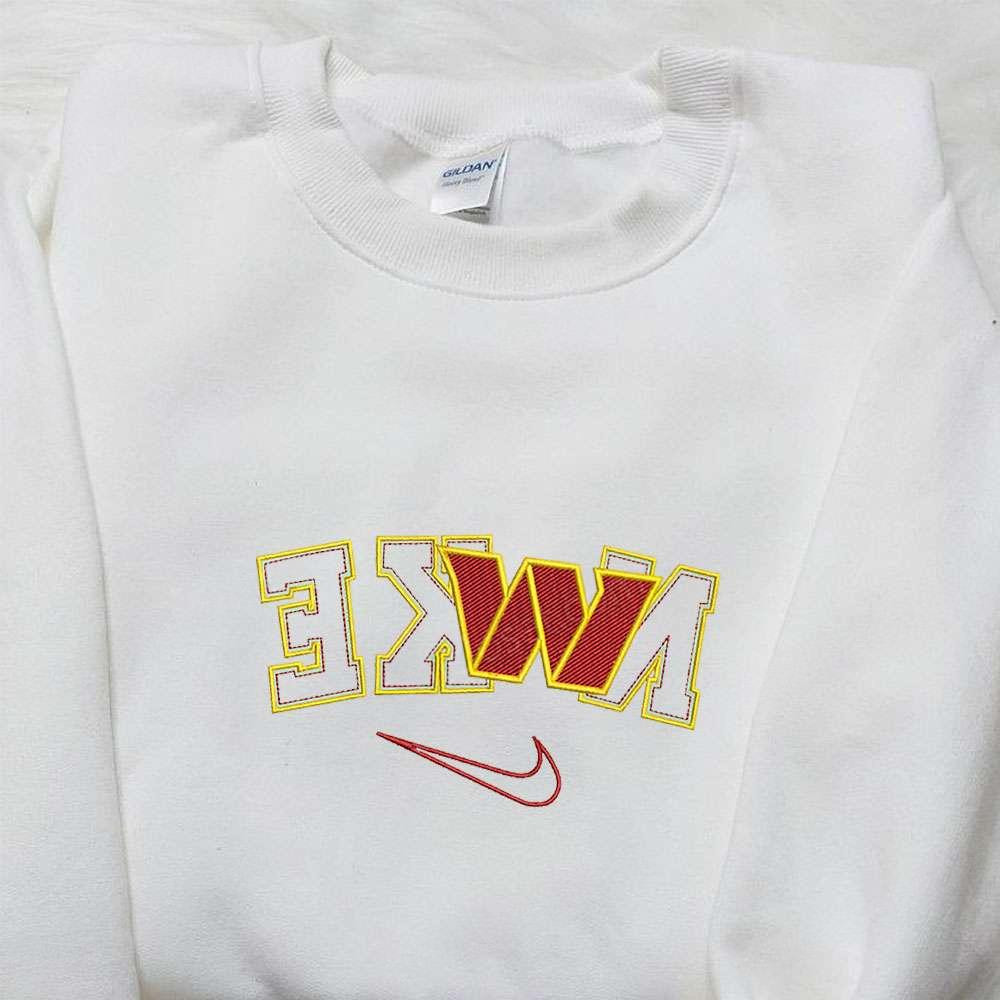 Washington Commanders x Nike Reverse Embroidered Shirt NFL Sports Embroidered Hoodie Best Fandom Gift Ideas