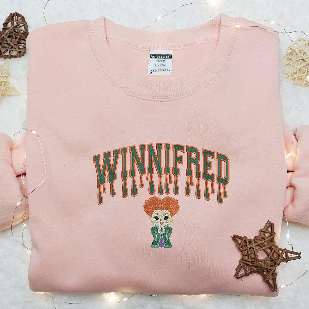 Winifred Sanderson Embroidered Sweatshirt Halloween Movie Embroidered Shirt Best Halloween Gift Ideas