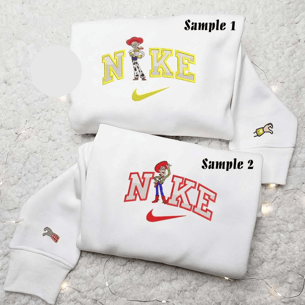Woody And Jessie Disney Toy Story Embroidered Couples Shirts