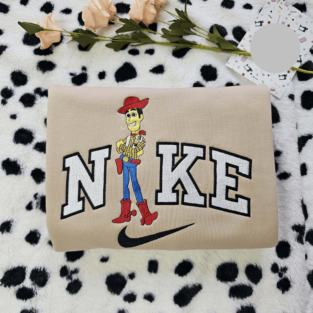 Woody Toy Story Disney Characters Embroidered Shirt
