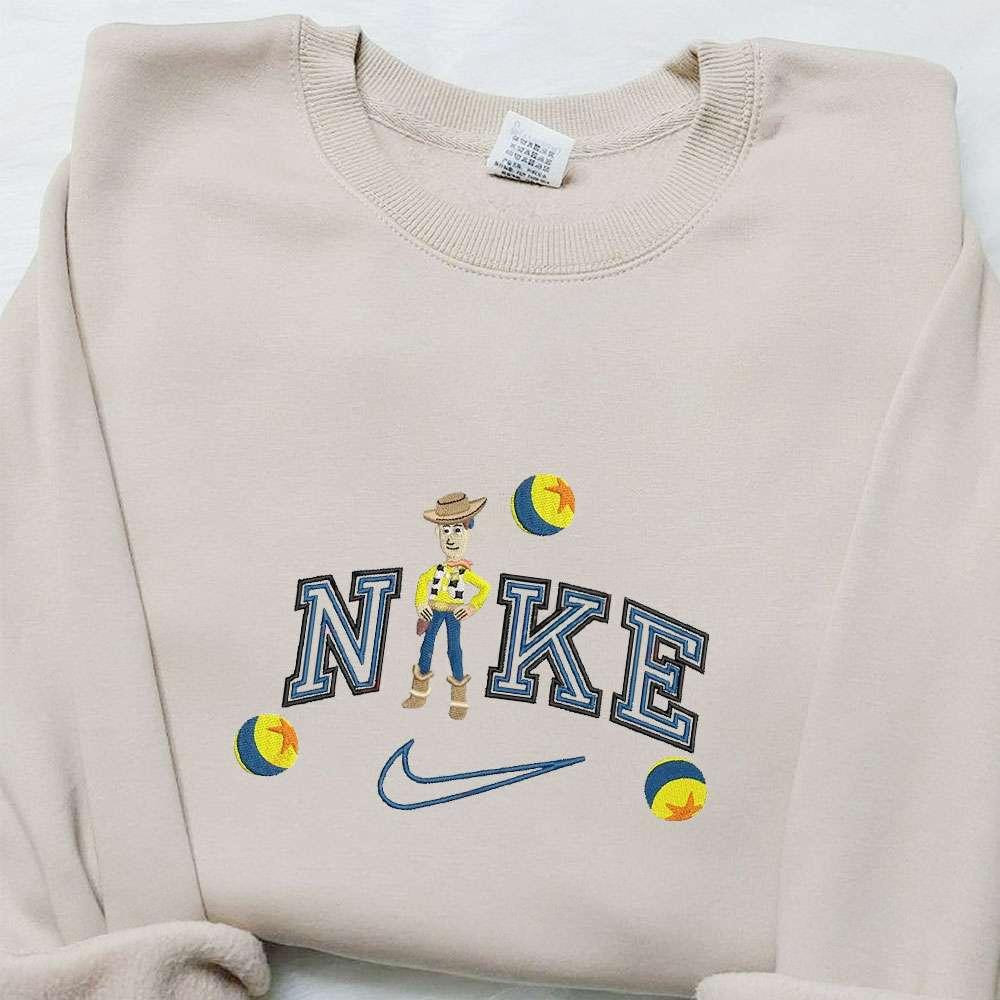 Woody x Nike Disney Embroidered Sweatshirt Disney Characters Embroidered T shirt Best Gift Ideas for Family