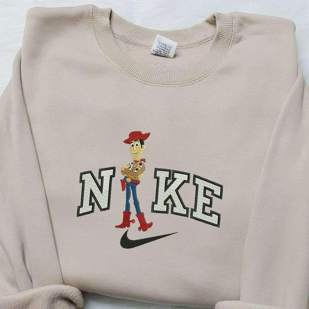 Woody x Nike Embroidered Hoodie Toy Story Embroidered Shirt Nike Inspired Embroidered Shirt
