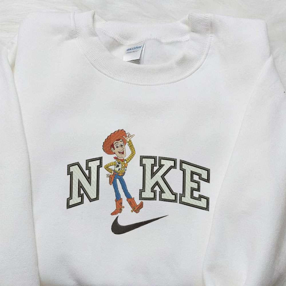 Woody x Nike Embroidered Hoodie Toy Story Embroidered Shirt Nike Inspired Embroidered Shirt