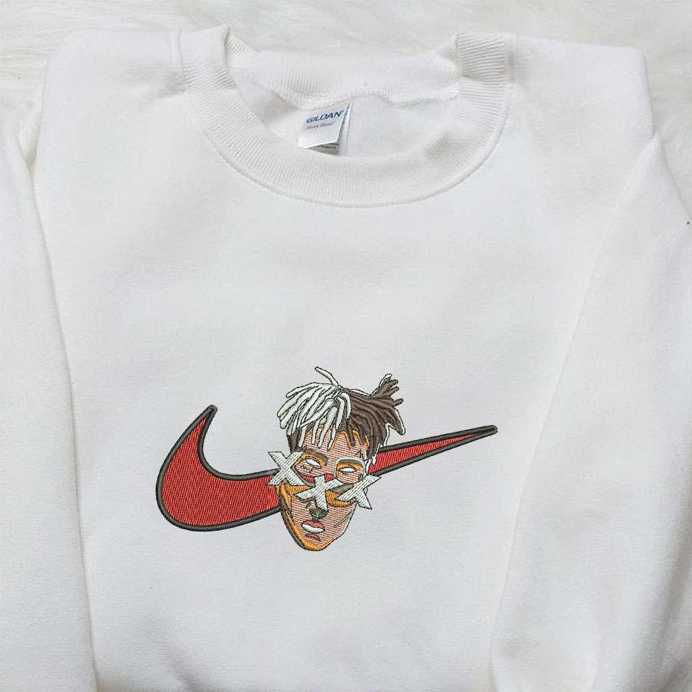 XXXTentacion x Swoosh Celebirty Embroidered Hoodie Nike Inspired Embroidered Hoodie Best Gift for Family