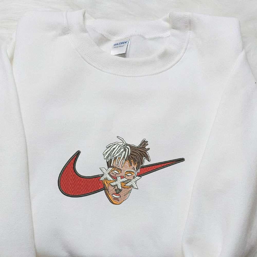 XXXTentacion x Swoosh Celebirty Embroidered Hoodie Nike Inspired Embroidered Hoodie Best Gift for Family