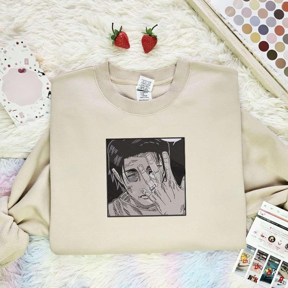 Yuta Okkotsu Jujutsu Kaisen Anime Embroidered Shirt , Anime Embroidered T-shirt Sweatshirt Hoodie, Inspired Anime Movie, Best Gift for Anime Fans