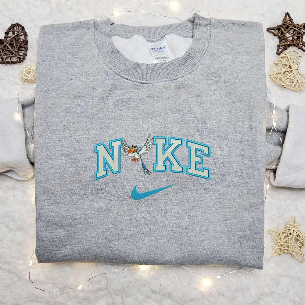 Zazu x Nike Cartoon Embroidered Hoodie Lion King Embroidered Shirt Best Gift Ideas for Family