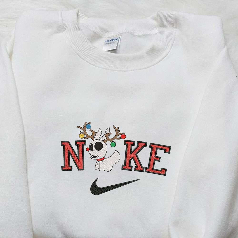 Zero Reinder Christmas x Nike Embroidered Sweatshirt Movie Merry Christmas Embroidered Shirt Best Christmas Day Gift Ideas
